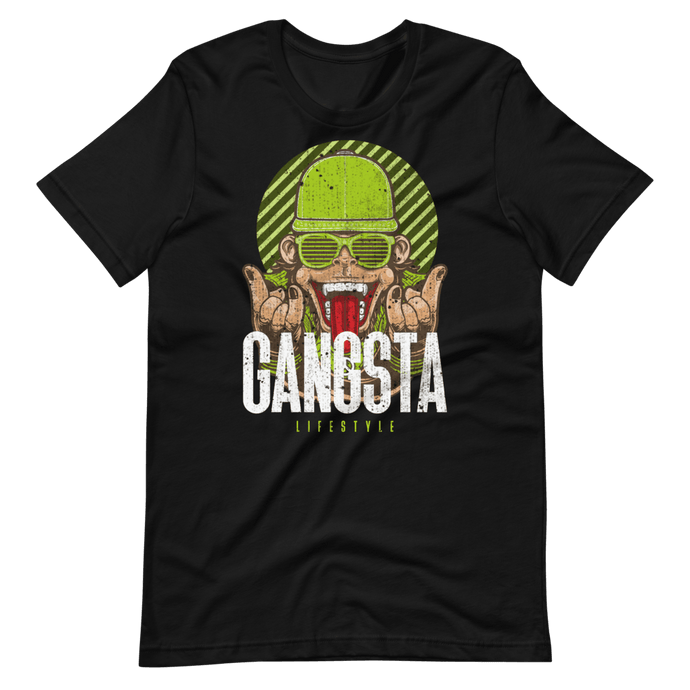 Camiseta Graffiti Mono Gangsta - Adopta un Animal - Tienda