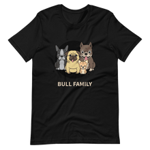 Cargar imagen en el visor de la galería, Camiseta Cartoon - Bull family - Adopta un Animal - Tienda
