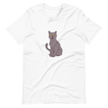 Cargar imagen en el visor de la galería, Camiseta Cartoon - I follow cats on social media - Adopta un Animal - Tienda
