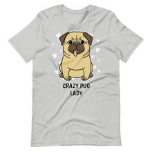 Cargar imagen en el visor de la galería, Camiseta Cartoon - Crazy pug lady - Adopta un Animal - Tienda
