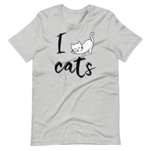 Cargar imagen en el visor de la galería, Camiseta Kawaii I love Cats - Adopta un Animal - Tienda
