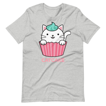 Cargar imagen en el visor de la galería, Camiseta Kawaii Gato Muffin Catcake - Adopta un Animal - Tienda
