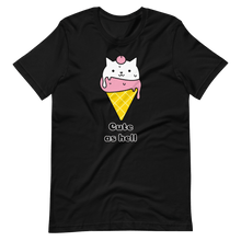 Cargar imagen en el visor de la galería, Camiseta Kawaii Gato Helado Cute - Adopta un Animal - Tienda
