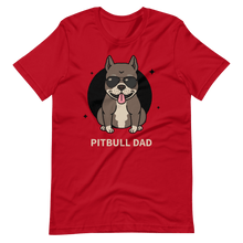 Cargar imagen en el visor de la galería, Camiseta Cartoon - Pitbull dad - Adopta un Animal - Tienda
