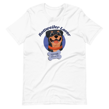 Cargar imagen en el visor de la galería, Camiseta Cartoon - Rottweiler lover - Adopta un Animal - Tienda
