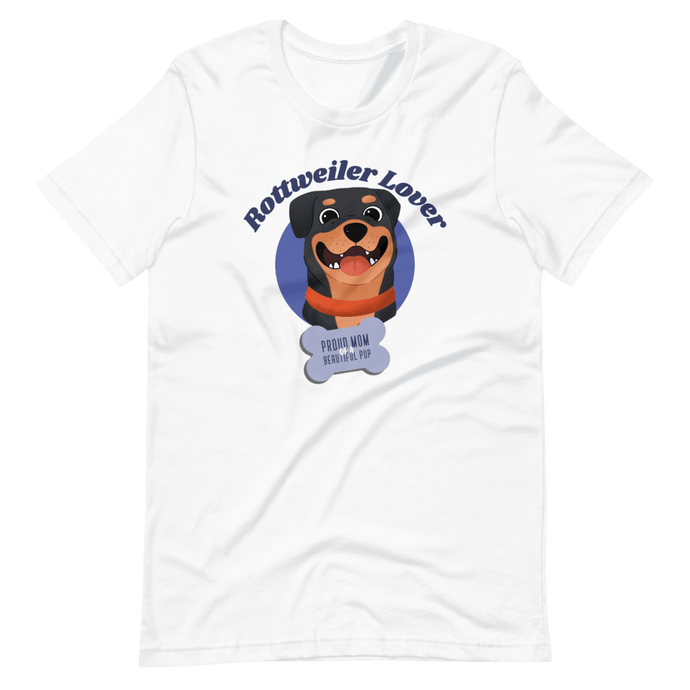 Camiseta Cartoon - Rottweiler lover - Adopta un Animal - Tienda