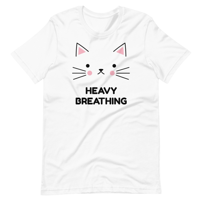 Camiseta Kawaii Gato Heavy Breathing - Adopta un Animal - Tienda