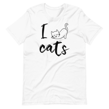 Cargar imagen en el visor de la galería, Camiseta Kawaii I love Cats - Adopta un Animal - Tienda
