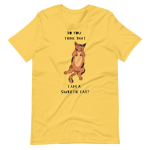 Cargar imagen en el visor de la galería, Camiseta Cartoon - Sweet cat - Adopta un Animal - Tienda
