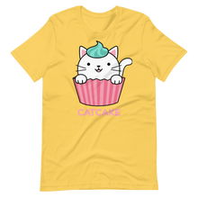 Cargar imagen en el visor de la galería, Camiseta Kawaii Gato Muffin Catcake - Adopta un Animal - Tienda
